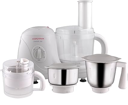 Morphy Richards Essential 600-Watt Food Processor (White)