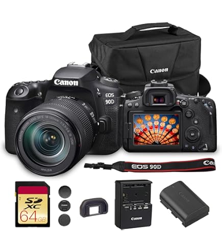 Amazon.com : Canon EOS 90D DSLR Camera with 18-135mm Lens
