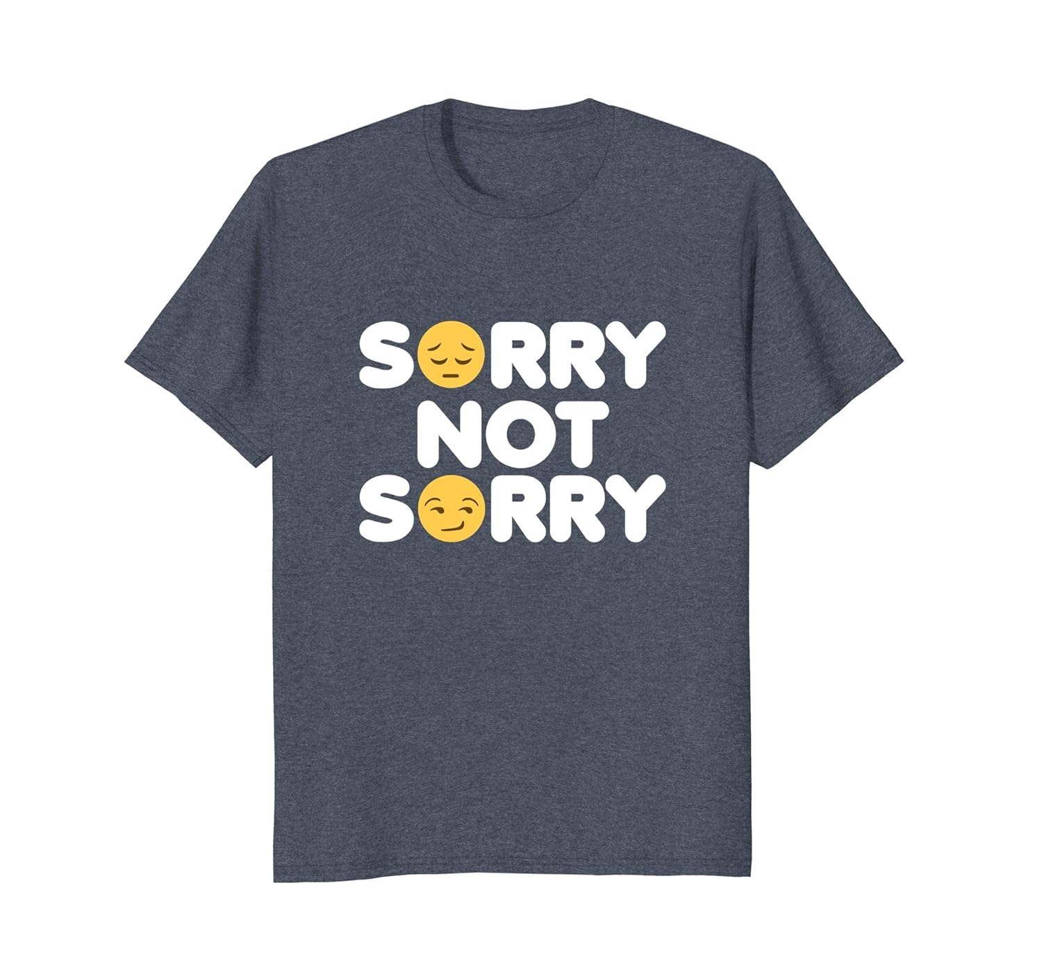 Sorry Not Sorry Funny Saying Cute Texting T-Shirt (Dark)-anz