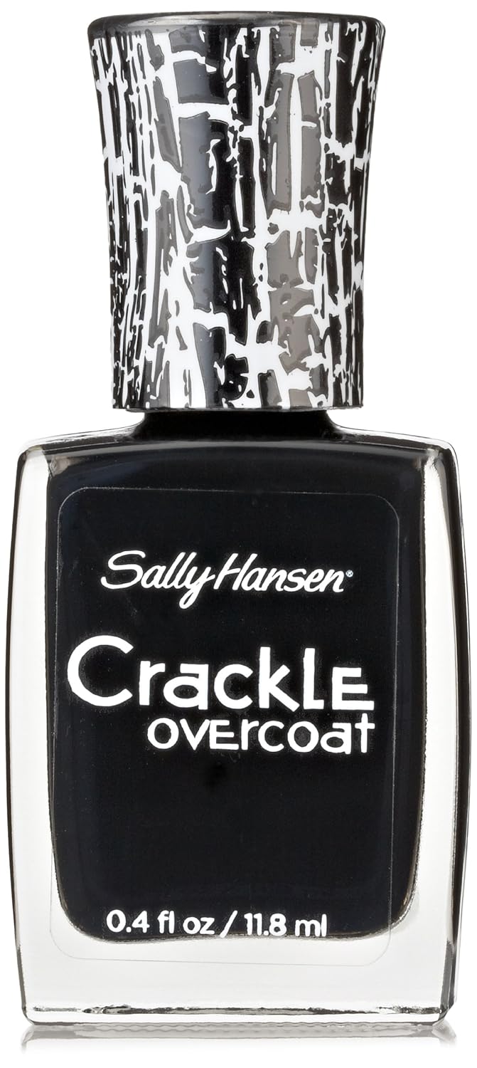 Amazon Com Sally Hansen Crackle Overcoat Nail Polish Ink Splatter 0 4 Fluid Ounce Beauty