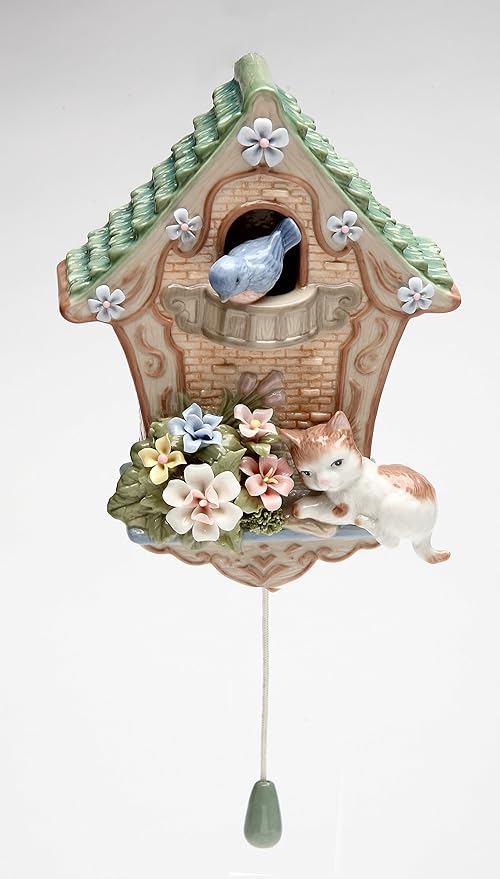 Amazon Com Cosmos Gifts 80103 Fine Porcelain Playful Cat With