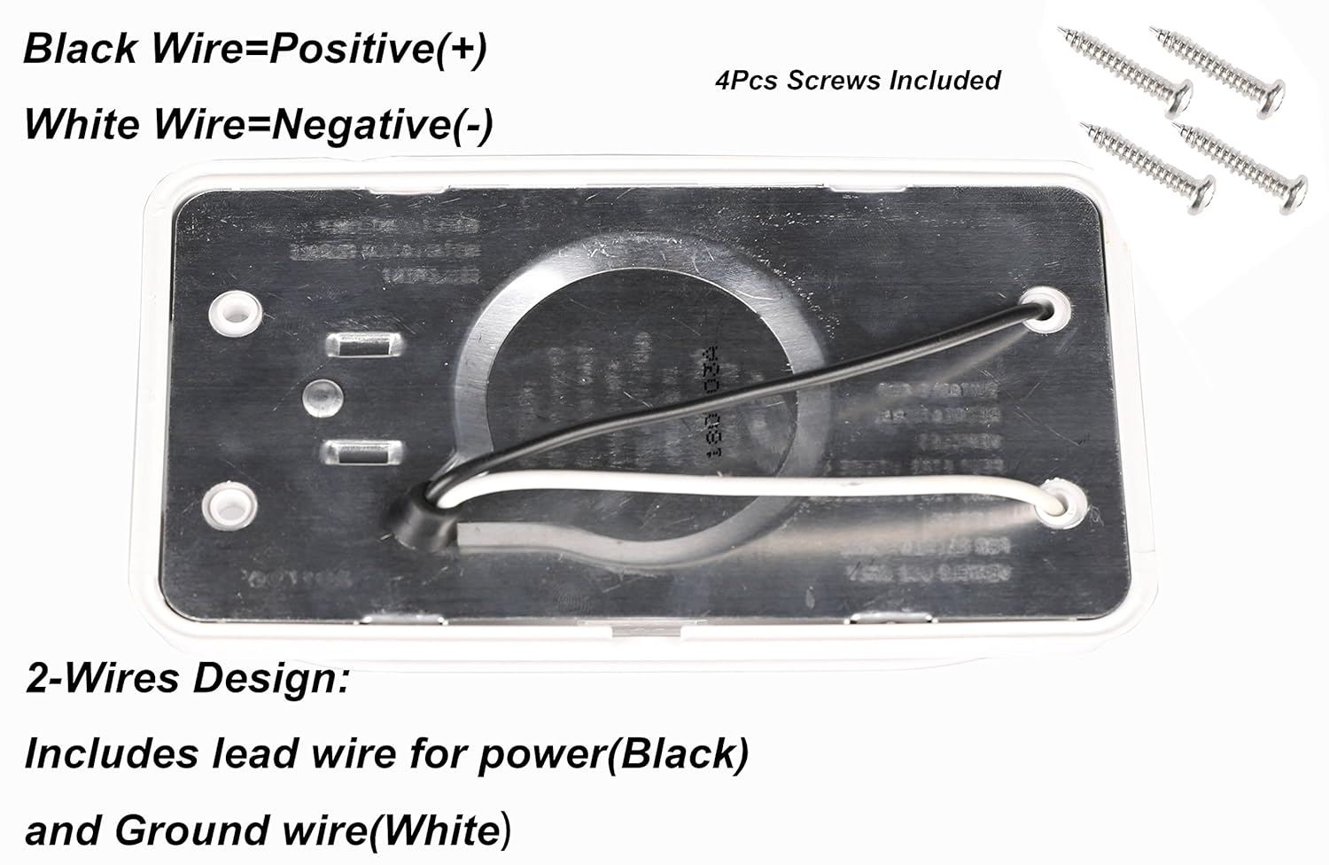 Lighting Clear Amber Lenses Included Trailers Exterior Porch Light RV