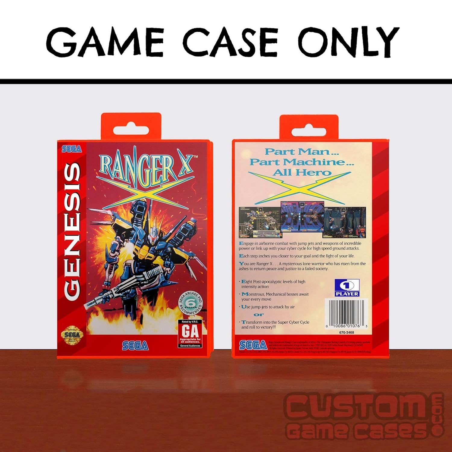 amazon com sega genesis ranger x case handmade sega genesis ranger x case