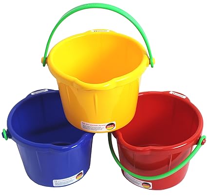 Spielstabil 7204 Kleiner Eimer, farblich sortiert