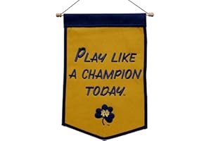 Winning Streak Sports 64237 Notre Dame Plact Traditions Banner, One Size, White