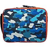 Yumbox Insulated Lunch Bag for Kids & Adults – Reusable Bento Lunch Tote with Strap – Fits Bento Box & Water Bottle – Durable, Easy-Clean, Lightweight, Compact Design (Camo)