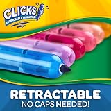 Crayola Cliks Retractable Washable Markers 10 Pack 2 in 1 Tip view 3