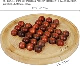 TOWO Wooden Peg Solitaire Game Bamboo Board Toys of Wood Oxford 22.5cm view 3