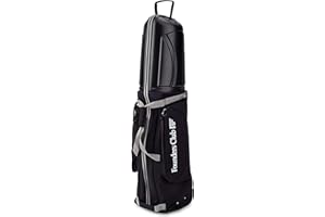 Founders Club Golf Travel Cover Luggage for Golf Clubs with ABS Hard Shell Top Travel Bag