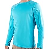Kanu Surf Men’s Swim Shirt w/Long Sleeves – Quick-Dry Fabric, UPF 50+ Workout Rash Guard for Men in Loose-Fit Design