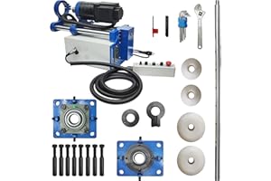 LGXEnzhuo 110V Line Boring Machine Portable - Process Diameter 2.16"-7.87", Boring Rod 5.2' x 1.96", Multi-Functional Control Handle, Easy to Operate, for Excavator Loader