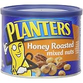 Planters Mixed Nuts, Honey Roasted, 10 Ounce Canister (Pack of 4)
