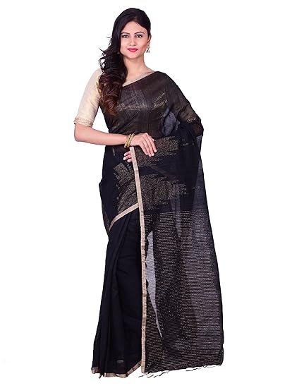black saree party wear for girl