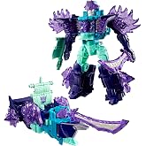 Transformers Toys CYBERWORLD Scourge Ultimate Cyber Changers 6.5-inch Action Figure, 6+