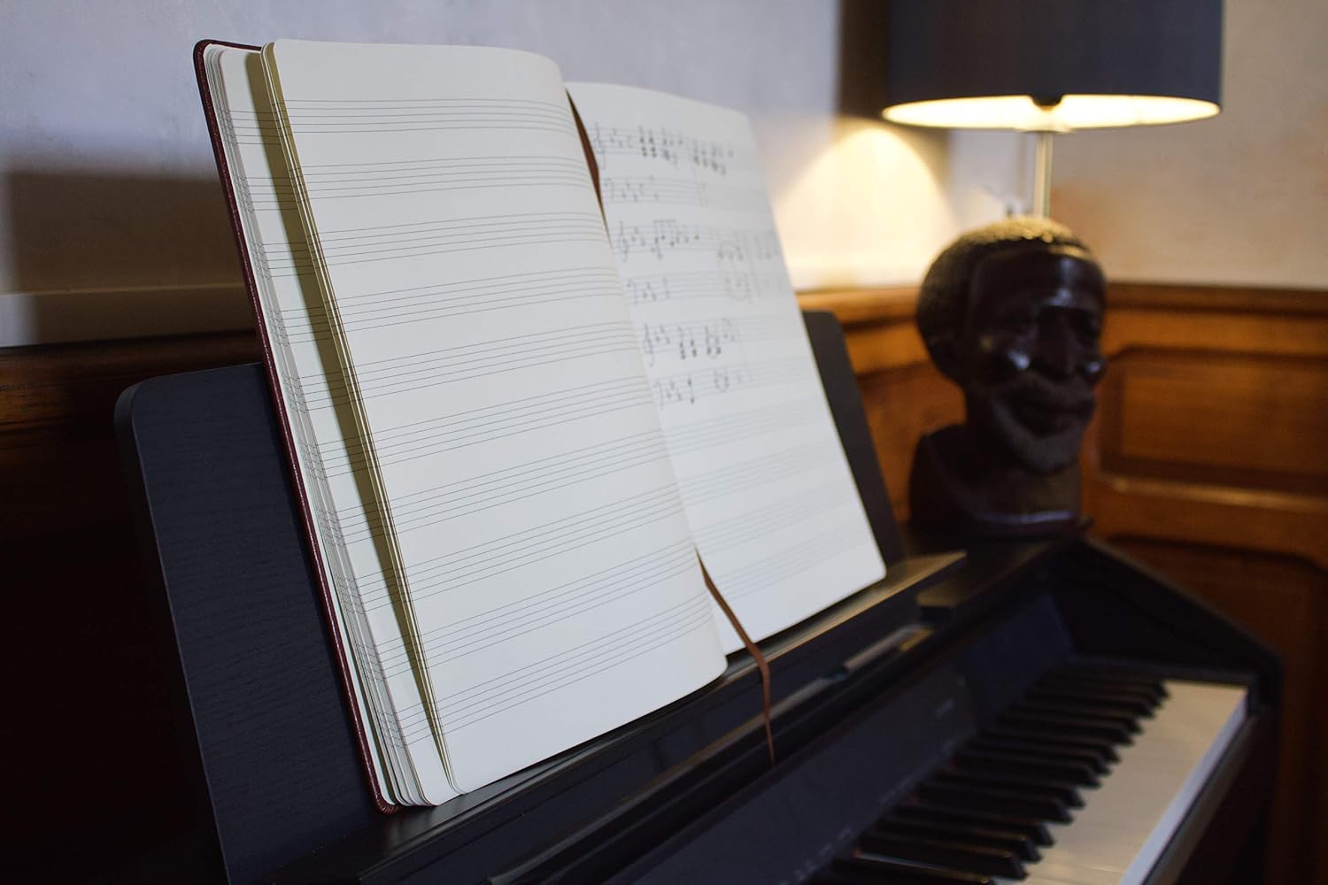 Beechmore Books Blank Sheet Music Notebook, A4 8.5x11.5 for Songwriters Musicians & Composers, 156 Thick 120gsm Pages - Image 5