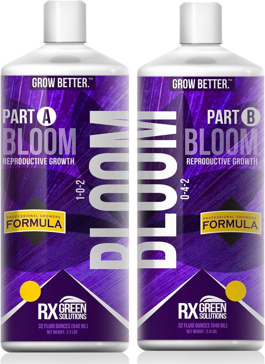 RX Green Solutions Bloom A&B 1 Quart Bundle