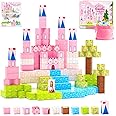 Hiwawind Magnetic Blocks-Princess Castle Collection World,Magnetic Toys for 3+ Year Old Boys & Girls, Creative STEM Building Toys Gifts for Kids Ages 3-8,Montessori Sensory Play
