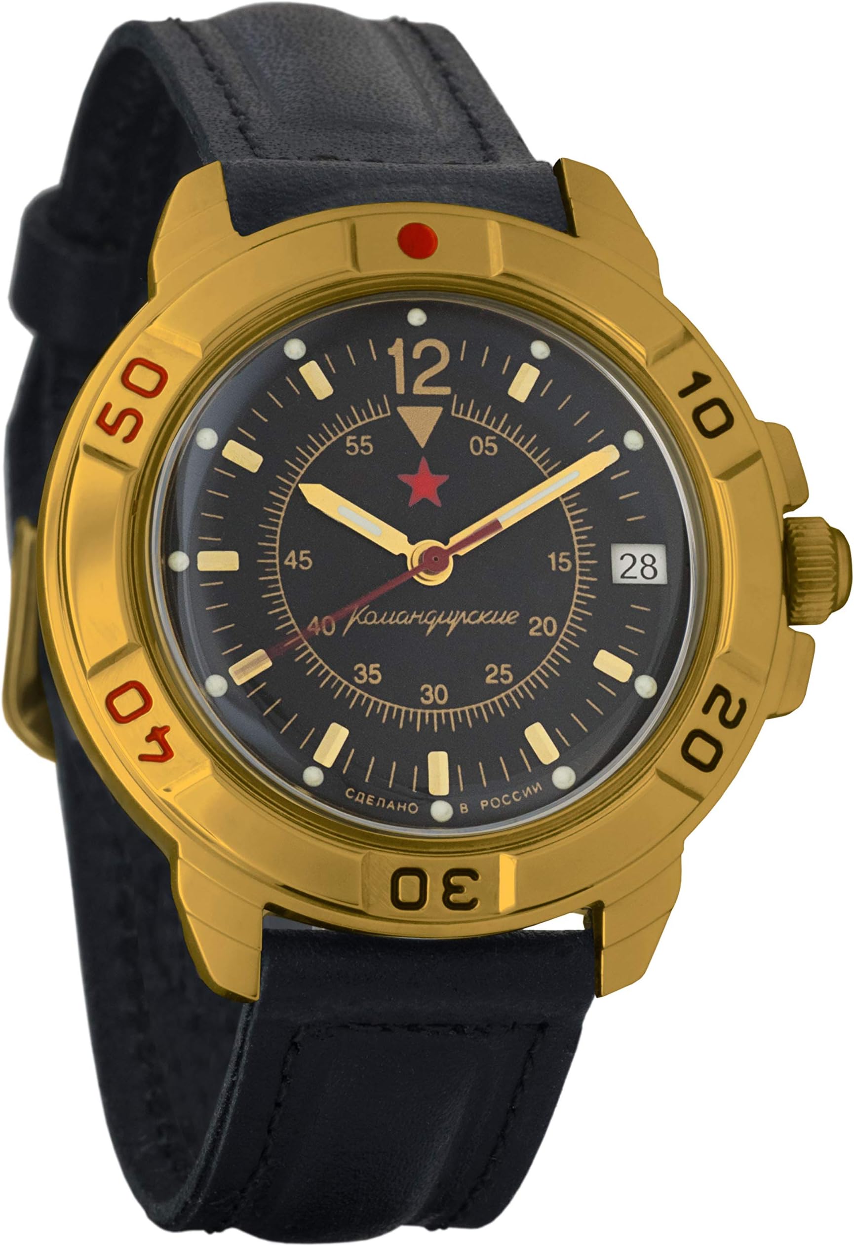 #439399 Commander Genuine 2414 Movement Russian Army Mechanical Wrist Watch