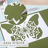 VINYL FROG Matte Olive Green Permanent Adhesive Vinyl Roll 12x10ft view 2