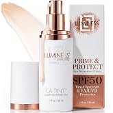 LUMINESS CA Tint - Color Adjusting Tinted Moisturizer + SPF50 2PC Kit &ndash; Hydrating Skin Tint w/Sheer Coverage, Lightweight Daily Face Moisturizer, Includes Broad Spectrum SPF 50 Face Sunscreen