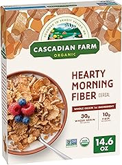 Cascadian Farm Organic Hearty Morning Fiber Cereal 14.6 oz Box