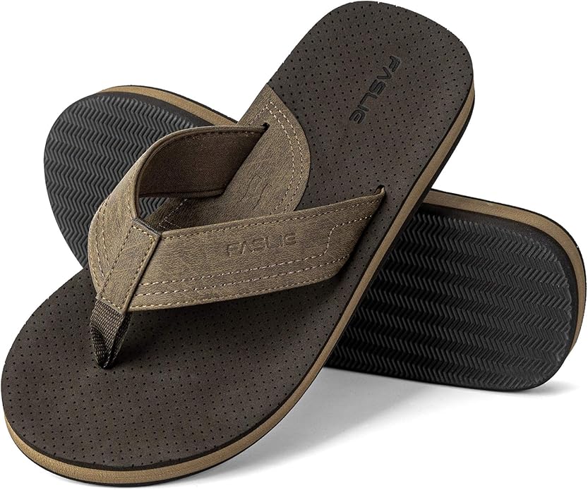 Men's FlipFlops, Thongs Sandals Comfort Slippers for Beach Amazon.sg