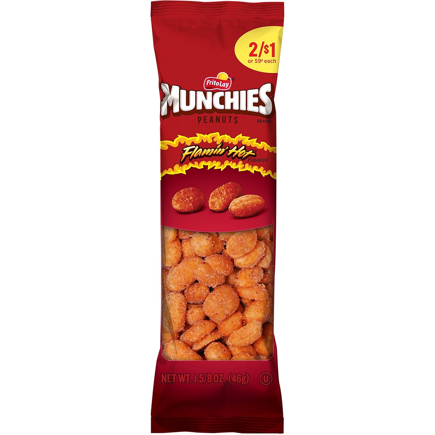 Munchies Flamin' Hot Flavored Peanuts 