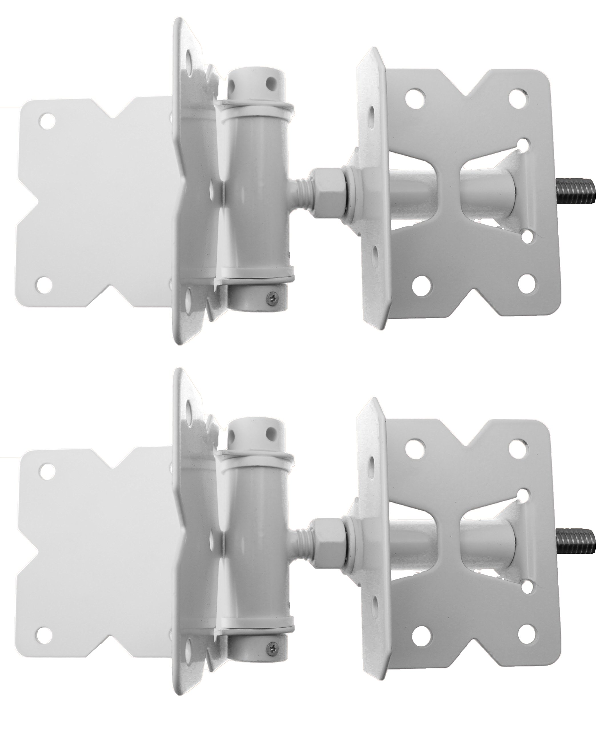 Heavy Duty Stainless Steel Powder Coated PVC/Vinyl Gate Hinge Set and