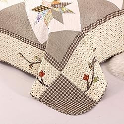 YAYIDAY Patchwork Bedspread Set Oversized King