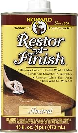 Howard Restor-A-Finish Neutral RF1016 Wood Furniture Restorer 473ml