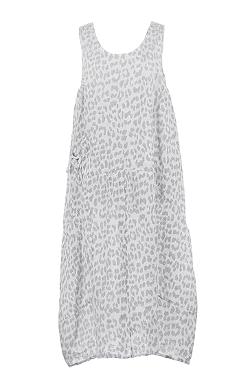 Summer dress One Pocket Linen Midi Dress
