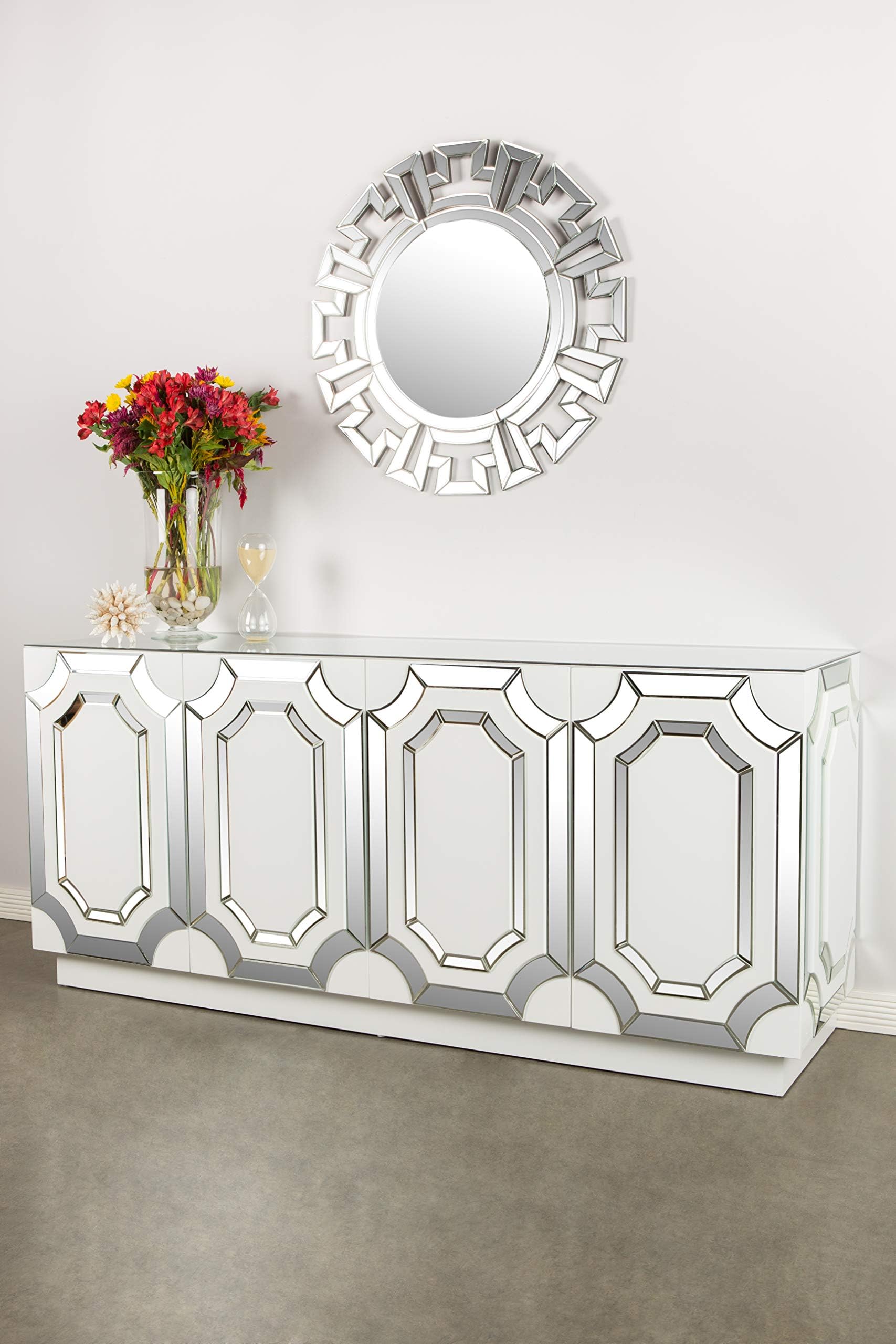 Statements by J VS248 Lola Sideboard, 32 Inch Tall, White