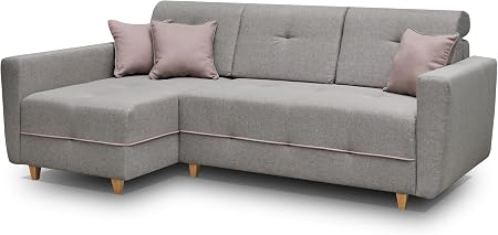 Meublo Canapé Dangle Convertibles 3 Place Tissu Style
