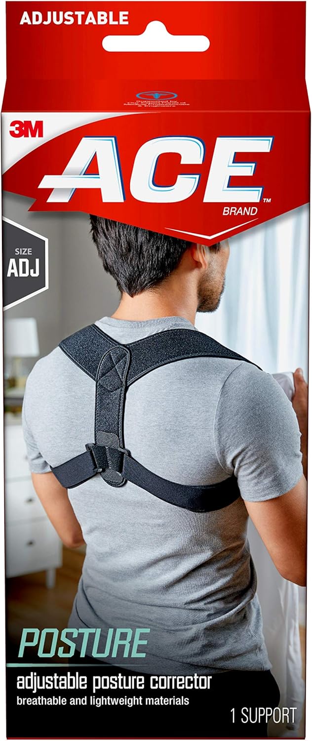 ACE Posture Corrector, Fits Men and Women, Helps Promote Better Posture, Back Support, Doctor Developed, Great While Working from Home: Health & Personal Care