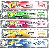 Sqwincher Electroltye Freezer Pops, Zero Sugar, Variety Pack, 50 Pops | Zero sugar electrolyte freezer pops; dragon fruit; orange; watermelon; punch &amp; mixed berry for fast on-the-go hydration