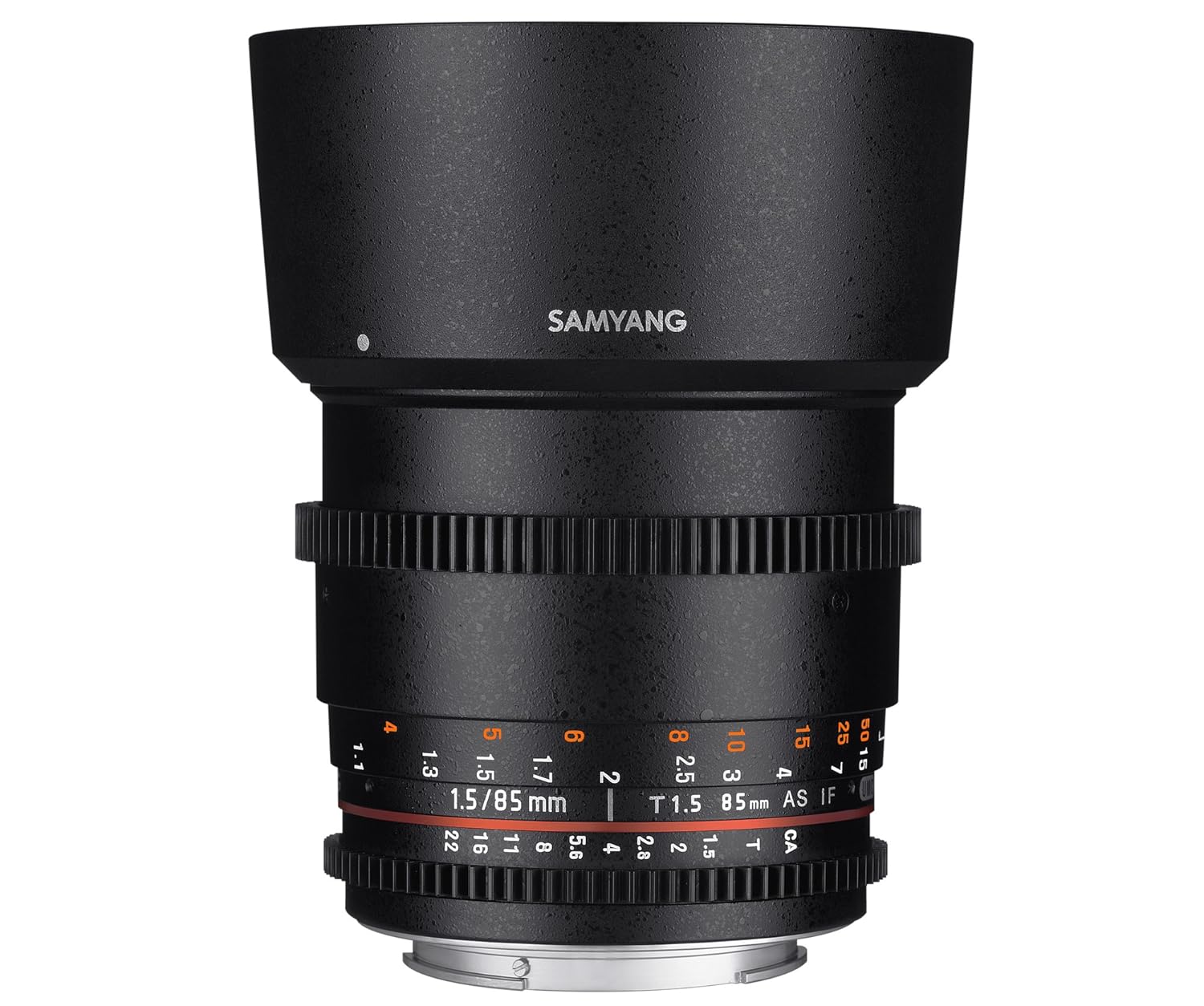 Samyang F Objetivo para Canon EF distancia focal fija mm diámetro filtro:
