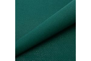 DONMON Aida Cloth 14 Count Cross Stitch Fabric,60×39inch (14CT,Green)