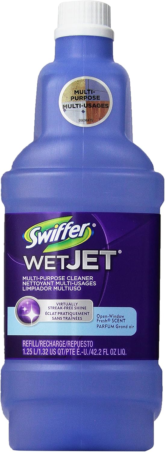 Amazon Com Swiffer Wetjet Multi Purpose Open Window Fresh Scent Cleaner 42 2 Oz 3 Refills Home Improvement
