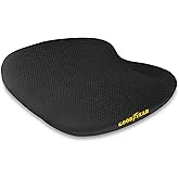 Goodyear Memory Foam Car Seat Cushion – Gel Seat Cushions for Office Chairs, Tailbone Pain Relief Cushion, Cooling Pillow, Slim Fit Car Seat