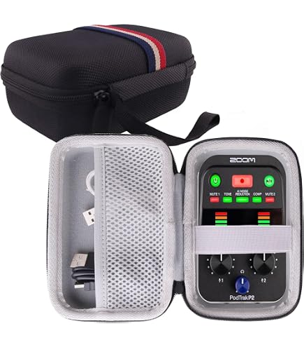 Amazon.com: Zoom PodTrak P2 Podcast Recorder, 2 USB Mic Inputs, 2