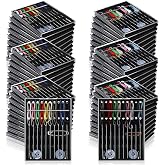 XunYee 36 Boxes Mini Sewing Kit Bulk Easy Pre Threaded Needle Kit Travel Sewing Threaded Needle Holder Small Home Travel Box with Pin Button, Assorted Colors