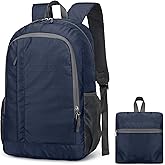 Gagashoo Ultra Lightweight-Packable-Hiking-Backpack Foldable Travel Camping Daypack Casual Outdoor Water-resistant 25L Backpacks (Dark Blue)