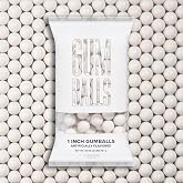 Candy Envy - White Gumballs - 1 Inch - Approximately 113 Gumballs Per 2lb Bag - Bulk White Candy - North American Made &amp; Kosher Certified