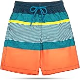 KAILUA SURF Boys' Swim Trunks Quick Dry Board Shorts with Mesh Liner, Sizes 2T-18/20