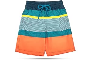KAILUA SURF Boys' Swim Trunks Quick Dry Board Shorts with Mesh Liner, Sizes 2T-18/20