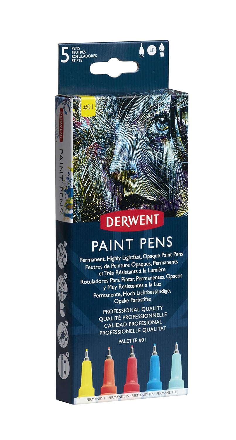 Derwent Paint Pen Palette #1, UADPP1, Palette 1 - Image 3