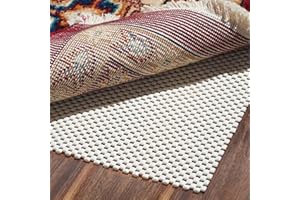 BAGAIL BASICS Non Slip Rug Pad Gripper 2 x 3 Feet Extra Thick Carpet Pads for Area Rugs and Hardwood Floors, Keep Your Rugs Safe and in Place