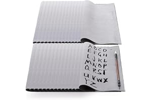 Eorbow 30 Pack Water Drawing Writing Cloth, Reusable Chinese Calligraphy Practicing Tool, 17x13 Inch Magic Cloth Water Paper, No Ink Chinese Calligraphy Set for Beginners Practicing