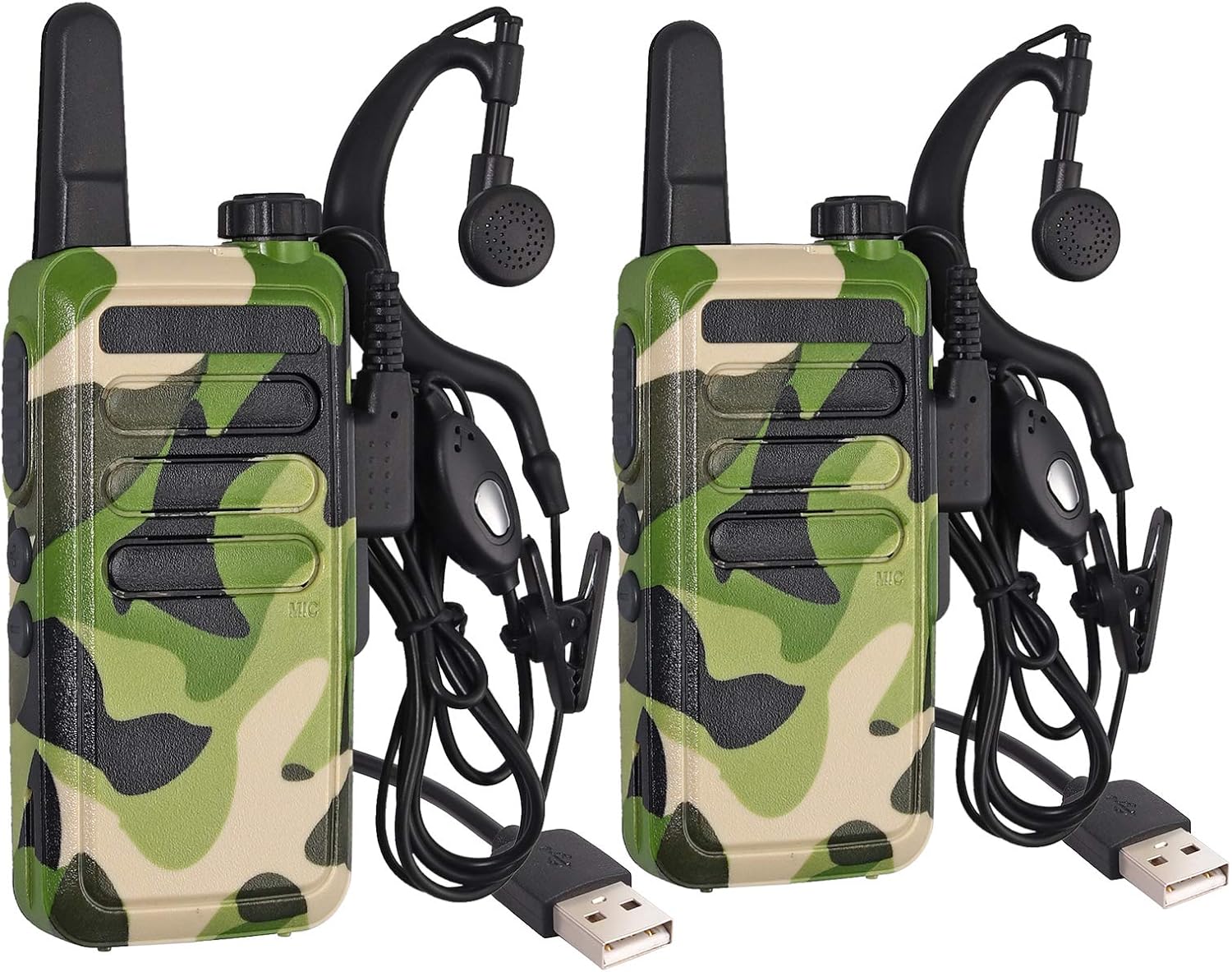 Neoteck 16 Channel Rechargeable Walkie Talkies FRS UHF VOX Two Way