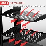 Pyle 19-Inch 1U/2U Ventilated Rack Shelf Universal Mount 110 lbs view 6